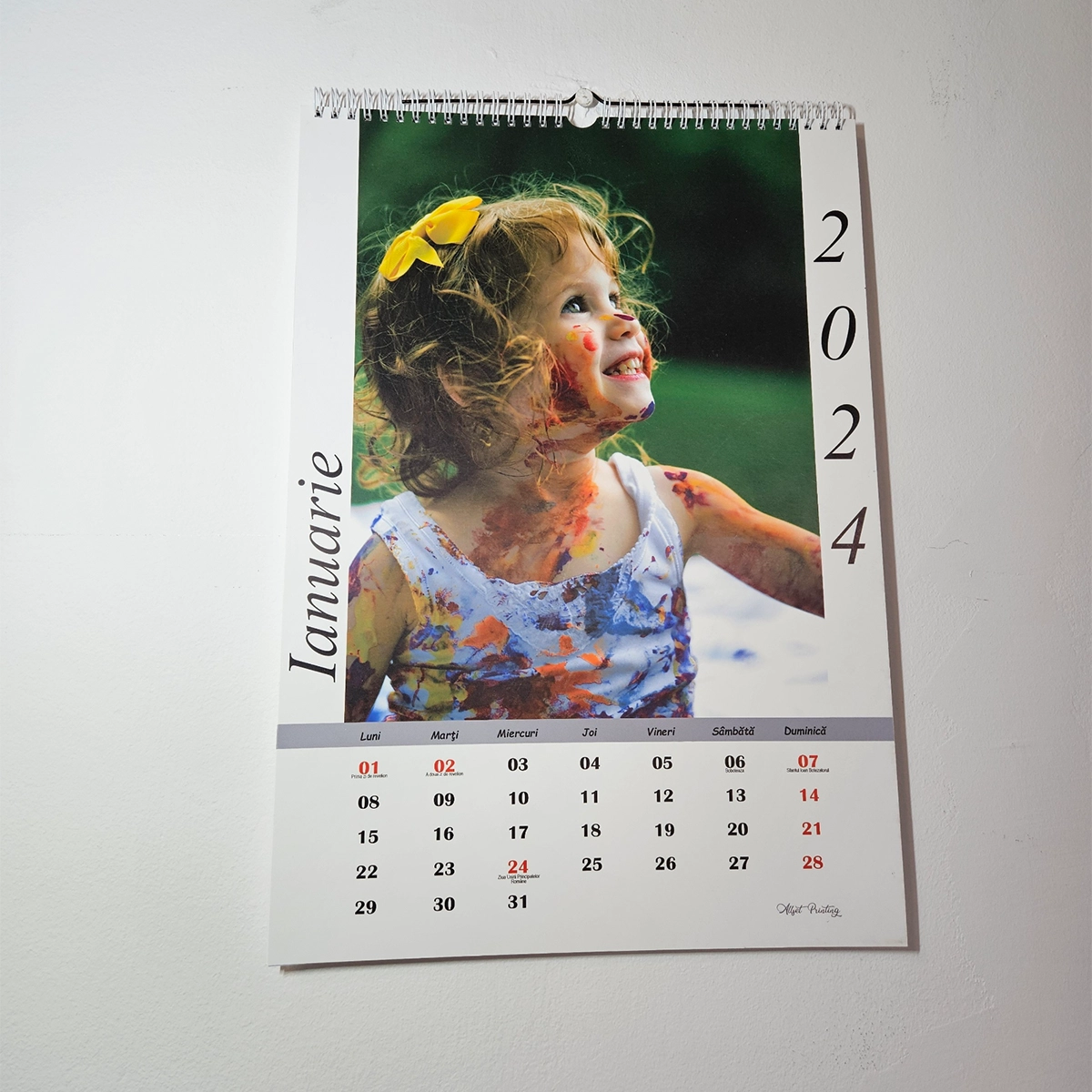 Calendar personalizat A3/A4 Amintiri Colorate Allset Printing Oradea