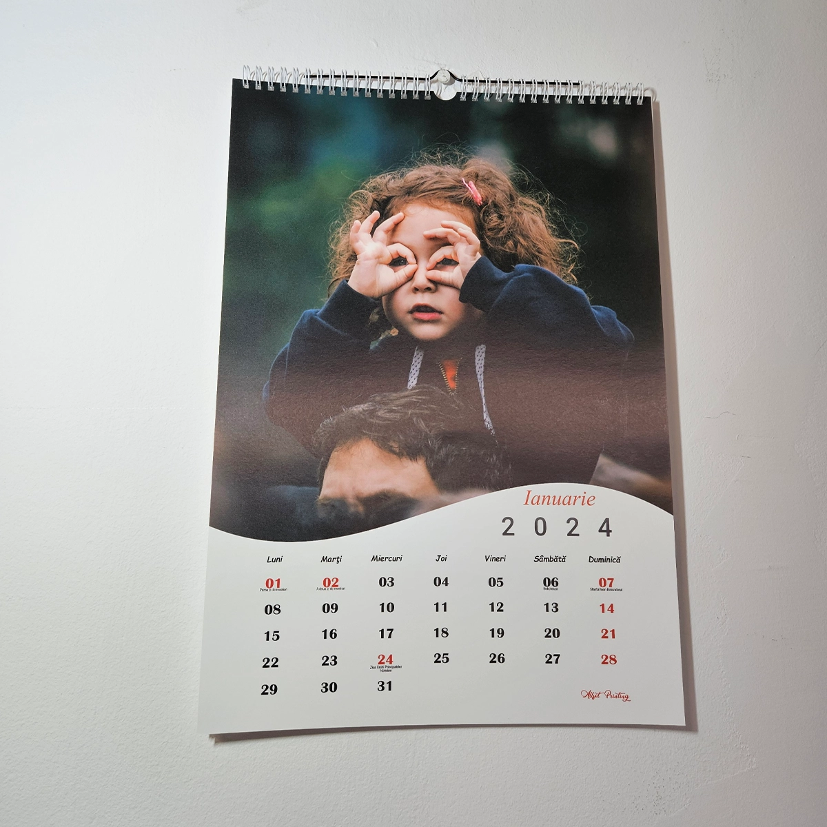 Calendar personalizat A3/A4 Momente de neuitat Allset Printing Oradea