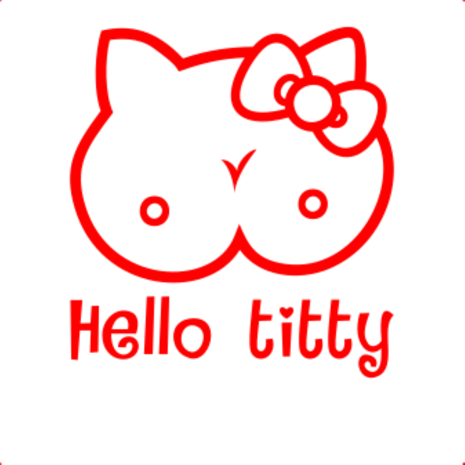 Sticker Hello Kitty Allset Printing Oradea