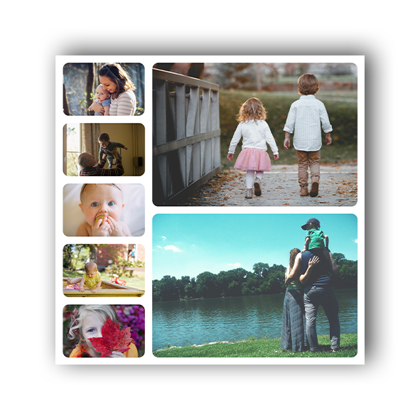 Tablou personalizat cu 7 poze Allset Printing Oradea